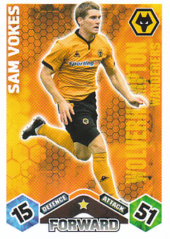 Sam Vokes Wolverhampton Wanderers 2009/10 Topps Match Attax #360